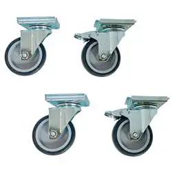 Vaiotec Rollenkit für Kühl & Tiefkühlschränke 1 & 2- türig Serie Easyline