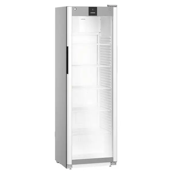 Liebherr MRFvd 4011 Getränkekühlschrank mit Glastür, Display und LED Lichtsäule, Ausführung: Grau