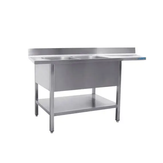 SARO Spülcenter 2 Becken, links - B 2000 x T 700