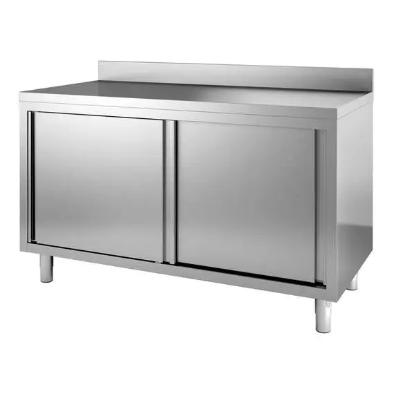 Bergman Profi-Line Arbeitsschrank 600 mit Schiebetüren & Aufkantung B1500