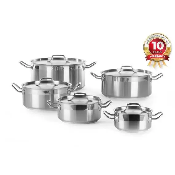 Hendi Kochtopf, niedrig - mit Deckel 1.5 L, Variante: 1.5 L