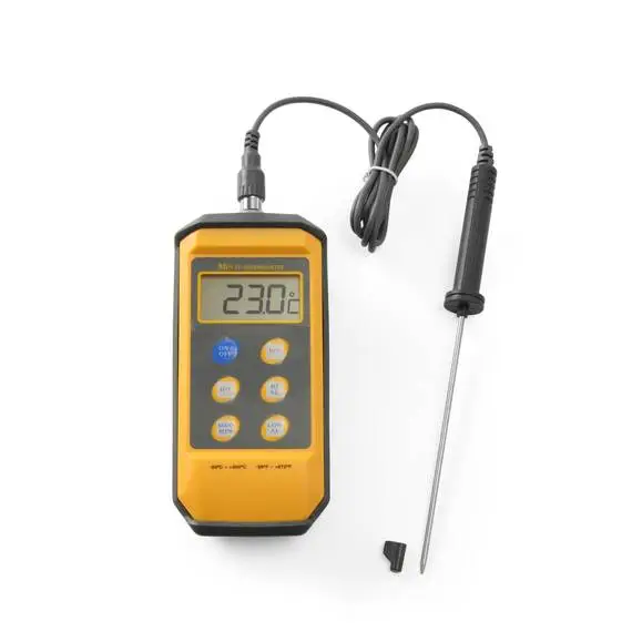 Hendi Stoßfester Thermometer mit Digitalanzeige und Stiftsonde