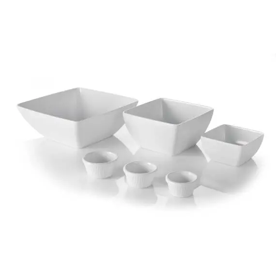 Hendi Schüssel, quadratisch 270x270x(H)105 mm, Größe: 270x270x(H)105 mm