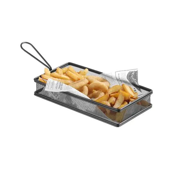 Hendi Miniatur-Frittierkörbe 255x135x(H)45 mm, Größe: 255x135x(H)45 mm