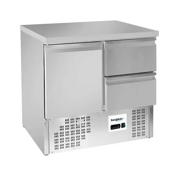 Bergman Basic-Line 700 Kühltisch Mini - 2-fach - T/S (230 V)