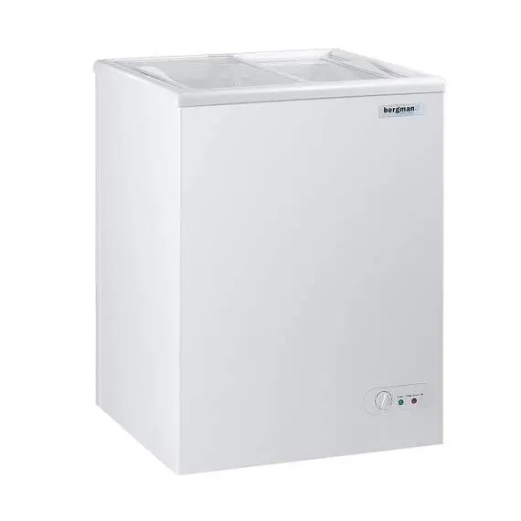 Bergman Basic-Line Tiefkühltruhe mit Glasschiebedeckel - 100 l