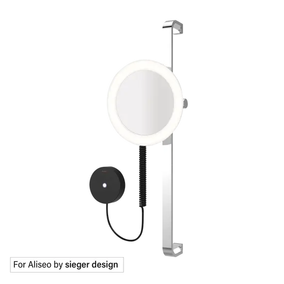 Aliseo LED Moon Dance Kosmetikspiegel an Wandstange, Ausführung: Direktanschluss, Variante: Wandstange