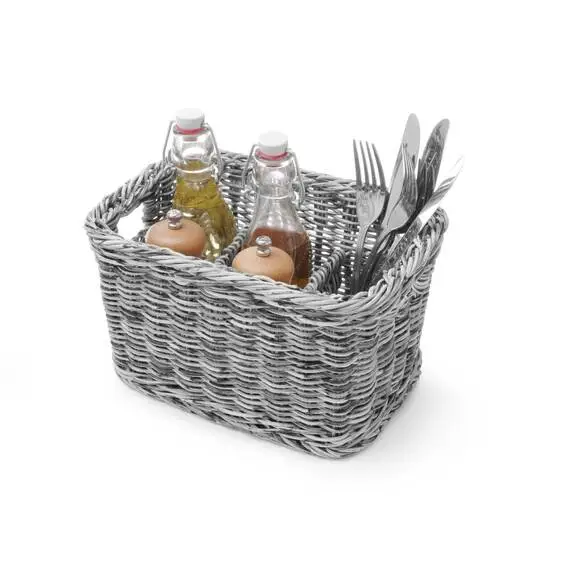 Hendi Besteckkorb Grau, Farbe: Grau