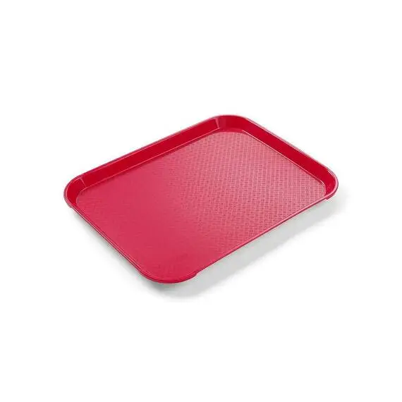 Hendi Serviertablett Rot 265x345x(H)20 mm, Farbe: Rot
