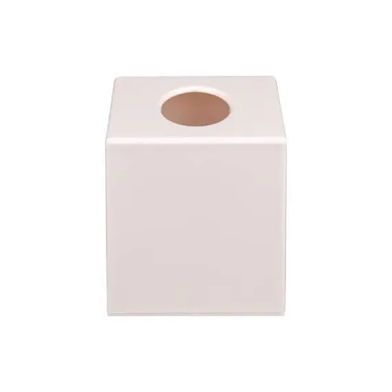 Taschentuchbox Kubus weiß