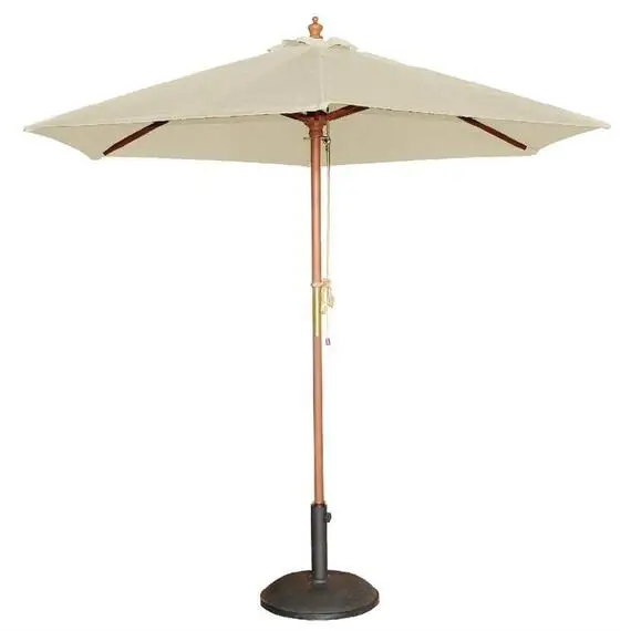Bolero runder Sonnenschirm creme 3m