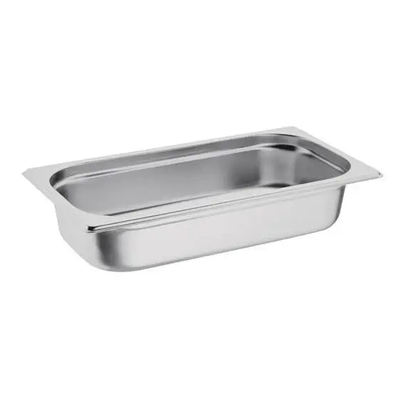 Vogue GN-Behälter Edelstahl 6,5cm GN1/3