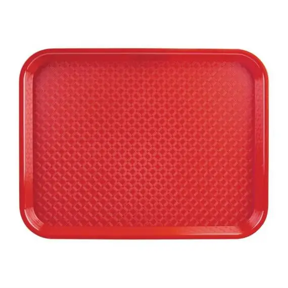 Olympia Kristallon Fast-Food-Tablett rot 45 x 35cm