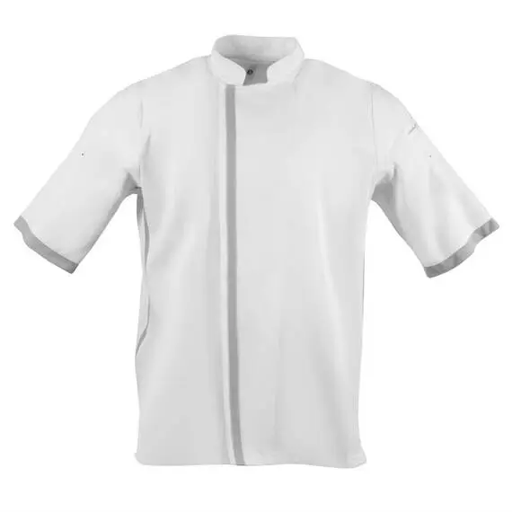 Southside Unisex Kochjacke kurze Ärmel weiß L