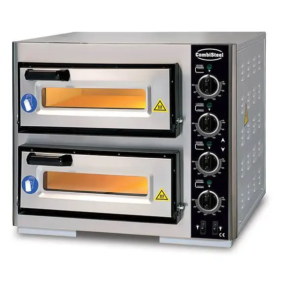 CombiSteel Elek. Pizzaöfen Doppelt 2 X 1
