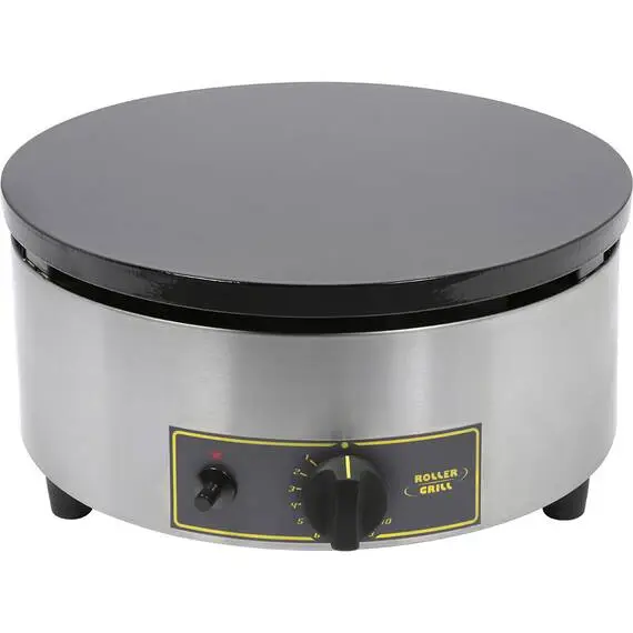 ROLLER GRILL Gas-Crêpesgerät, Abmessung Ø 400 mm, Höhe 160 mm