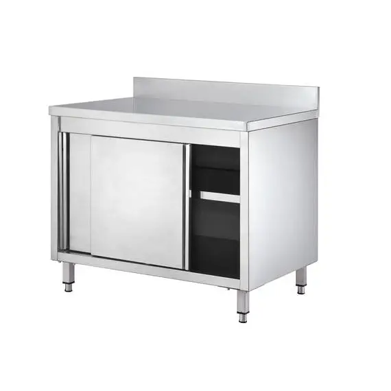 Vaiotec Easyline Arbeitsschrank 600 / 2 Schiebetüren & Aufkantung B:1400