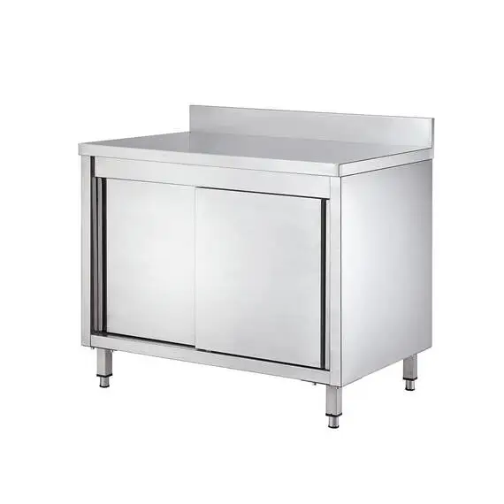 Vaiotec Easyline Arbeitsschrank 700 / 2 Schiebetüren & Aufkantung B:1800