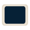 Roltex GN1/2 Serviertablett blau 32,5 x 26,5cm