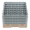 Cambro Gläserspülkorb beige mit 36 Fächern max Glashöhe 25,7cm