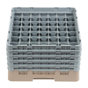 Cambro Gläserspülkorb beige mit 49 Fächern max Glashöhe 25,7cm