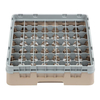 Cambro Gläserspülkorb beige mit 49 Fächern max Glashöhe 9,2cm