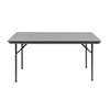 Bolero rechteckiger Klapptisch grau 152cm