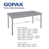 Gopak Enviro rechteckiger Indoor-Esstisch Birkeneffekt 1400mm