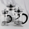 Olympia French Press Edelstahl und Glas 1,5L