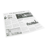 Sier Dispsoabels fettabweisendes Papier Zeitungspapier 300 x 300mm (Box 300)