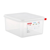 Araven Polypropylen 1/2 Gastronorm Lebensmittelbehälter 10Ltr (4 Stück)