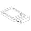 Combisteel El. Grillplatte Glatt 400V – Breite 425