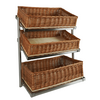 Combisteel Brotkorb Etagere 3 Hoch Breit Modell  Inkl. Körbe