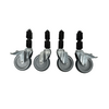 Combisteel Rädersatz für Tisch 4X – Breite 32