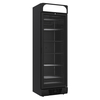 Combisteel Tiefkühlschrank 1 Glastür Schwarz 382L – Breite 640 – Art.-Nr.: 7464.0060