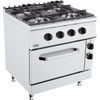 Combisteel Base 900 Gasherd 4 Br. mit El. Backofen