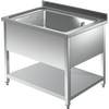 Prismafood Spültisch mit Grundboden 1 Becken STD