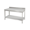 Prismafood Arbeitstisch 1,2m - mit Grundboden und Aufkantung STD