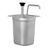 Saucenspender mit Pumpe GN 1/6 (200 mm), 3 Liter, H. 280 mm