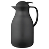 Isolierkanne, Drehverschluss mit Drucktaste, schwarz, 1,5 Liter