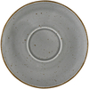 Untertasse, Serie Aida, grau, braun gesprenkelt, Ø 160 mm, 12 Stück