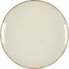 Teller flach, Serie Hotel, cremefarben, braun gesprenkelt, Ø 280 mm, 12 Stück