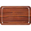 Tablett aus laminiertem Schichtstoff GN 1/1, Farbe Mahagoni