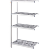 Stalgast Lagerregal aus Aluminium mit 2 Beinen 1164x560x1680 mm (BxTxH)