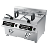 Induktions-Doppel-Fritteuse, 2x8 Liter, 518x490x418 (BxTxH), 2x3.5 kW