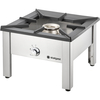 Stalgast Edelstahl Gas-Hockerkocher STANDARD, G20, 340x340x340 mm (BxTxH)