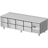 Unterbaukühltisch mit acht Schubladen GN 1/1, 2000x700x600 mm (BxTxH)