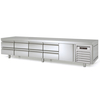 Vaiotec Topline Unterbaukühltisch / 5-fach GN 1/1 mit 8 Schubladen / 1 Tür, 2695 x 700 mm