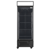 Vaiotec Topline Getränkekühlschrank 1 Tür / 570 Liter mit Leuchtaufsatz "schwarz", 750 x 760 mm