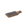 Was Germany Servierbrett SLATE & SERVE, 30 x 12 x 1,5 cm, Akazienholz, Naturschiefer